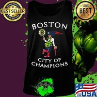 Happy st. patrick's day irish new england patriots boston bruins city of champions s Tank top