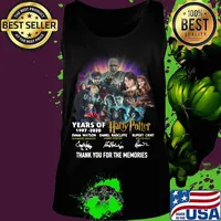 harry potter years of 1997 2020 thank you for the memories signatures s Tank top
