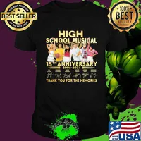 High school musical 15th anniversary 2006 2021 thank you for the memories signatures shirt