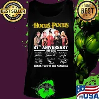 Hocus pocus 27th anniversary 1993 2020 thank you for the memories signatures s Tank top