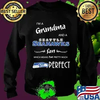 I'm a grandma and a seattle seahawks logo fan which means i'm pretty much perfect s Sweater