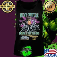 In my culture death is not the end 1977 2020 black panther rip chadwick Boseman signature s Tank top