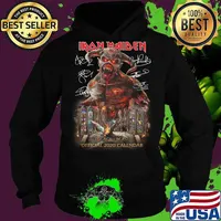 Iron maiden legacy beast official 2020 calendar signature s Hoodie