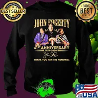 John fogerty 61st anniversary 1959 2020 thank you for the memories signature s Sweater