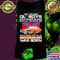 Just the good ol boys never meanin no harm beats all you never saw been in trouble with the law since the day they was born british flag s Tank top