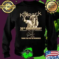 Kid rock 30th anniversary 1990 2020 thank you for the memories signatures s Sweater