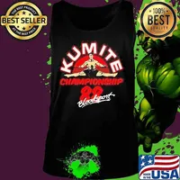 Kumite championship 88 bloodsport vintage retro s Tank top