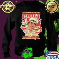 Last roundup rolling grill chili the secrets in the meat texas oklahoma chili cook off grand champion 2 years in a row s Sweater