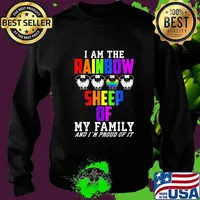 Lgbt i am the rainbow sheep of my family and i'm proud of it 2020 s Sweater