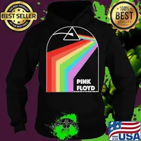 Lgbt rainbow pink floyd the dark side of the moon tour s Hoodie