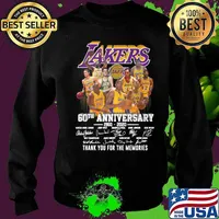 Los angeles lakers 60th anniversary 1960 2020 thank you for the memories signatures s Sweater