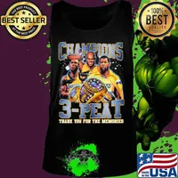 Los angeles lakers champions 3 peat thank you for the memories s Tank top