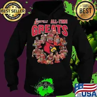 Louisville cardinals all time great signatures s Hoodie