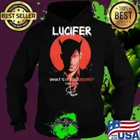 Lucifer what's it you desire tom ellis signature s Hoodie