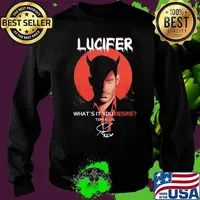 Lucifer what's it you desire tom ellis signature s Sweater