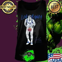 Luke mamia luka doncic dallas mavericks signature s Tank top