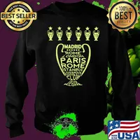 Madrid rome london paris rome istanbul liverpool football club you'll never walk alone s Sweater
