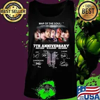 Map of the soul 7th anniversary 2013 2020 18 albums 199 songs signatures s Tank top