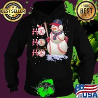 Merry christmas snowman boston red sox baseball ho ho ho s Hoodie