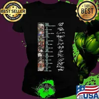 Michigan state athletics basketball players signatures s Ladies tee