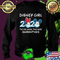 Mickey mouse and minnie mouse mask disney girl 2020 the one where they were quarantined s Sweater