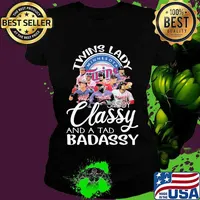 Minnesota twins lady sassy classy and a tad badassy signatures s Ladies tee