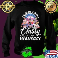Minnesota twins lady sassy classy and a tad badassy signatures s Sweater
