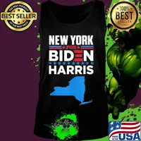 New York For Biden Harris Map Shirt Tank top