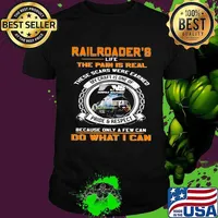 Ns norfolk southern railroader's life the pain is real these scars were earned my craft is one of pride and respect because only a few can do what i can shirt