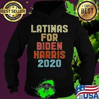 Official Latinas For Joe Biden & Kamala Harris Latinos For Biden 2020 Shirt Hoodie