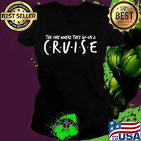 Official The one where they go on a Cruise s Ladies tee