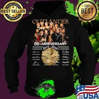 Outlander 06th anniversary 2014 2020 thank you for the memories signatures s Hoodie