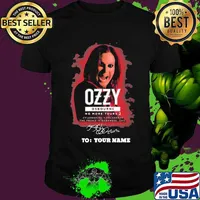 Ozzy osbourne no more tours 2 celebrating 5 decades of the prince of darkness live signatures shirt