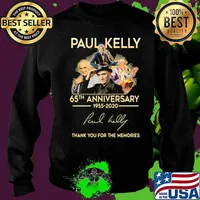 Paul kelly 65th anniversary 1955 2020 thank you for the memories signature s Sweater