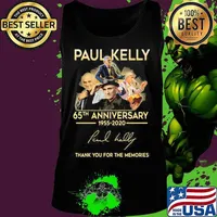 Paul kelly 65th anniversary 1955 2020 thank you for the memories signature s Tank top