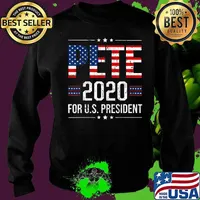 Pete 2020 for us president american flag independence day s Sweater