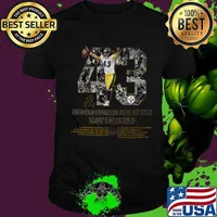 Pittsburgh steelers 43 troy aumua polamalu 2020 pro football hall of fame signature shirt