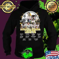 Pittsburgh steelers legends football players signatures s Hoodie