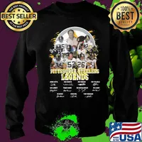 Pittsburgh steelers legends football players signatures s Sweater
