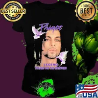 Prince legend thanks for the memories signature bird s Ladies tee