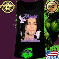Prince legend thanks for the memories signature bird s Tank top