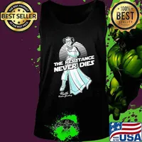 Princess leia the resistance never dies ruth bader ginsburg s Tank top