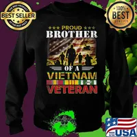Proud Brother Of A Vietnam Veteran T-shirt Gift For Mens T-Shirt Copy Sweater