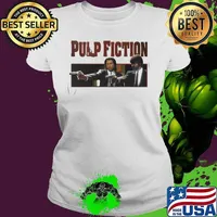 Pulp fiction movie characters s Ladies tee