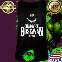 Rip chadwick boseman marvel heroes black panther actor 1977 2020 s Tank top