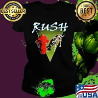 Rush band signals album s Ladies tee