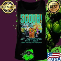 Scoob where are you 51st anniversary 1969 2020 thank you for the memories s Tank top