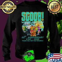 Scoob where are you 51st anniversary 1969 2020 thank you for the memories signatures s Sweater