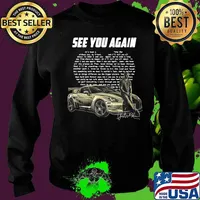 See you again wiz khalifa it's been a without you my friend about it when 3 see you way from where we began heart signature s Sweater