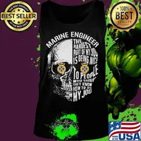 Skull marnie engineer the hardest part of my job is being nice to people who think they know how to do my job s Tank top